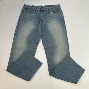 Polo Ralph Lauren Jean Men 36 Dungaree Distress Retro 36x31 Denim Work Core Ex